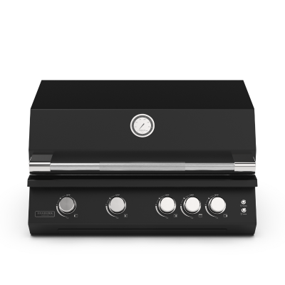Brabura Fusion 400 rm barbecue da incasso 80 cm nero