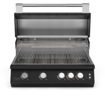 Brabura Fusion 400 rm barbecue da incasso 80 cm nero