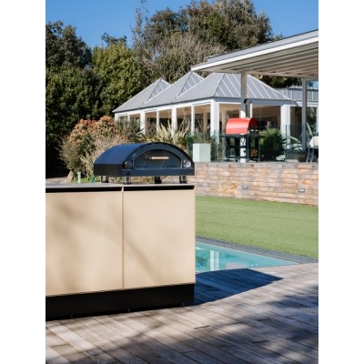 Oveneat Argo forno pizza a gas da appoggio 60 cm nero