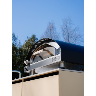 Oveneat Argo forno pizza a gas da appoggio 60 cm nero