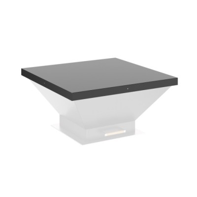 Oveneat Bbq - Plancha barbecue a legna da appoggio 81 cm antracite