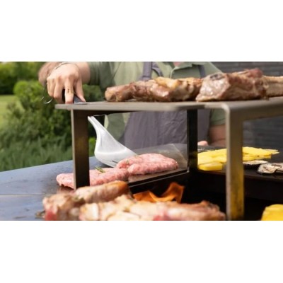 Oveneat Bbq - Plancha Holzgrill 81 cm anthrazit