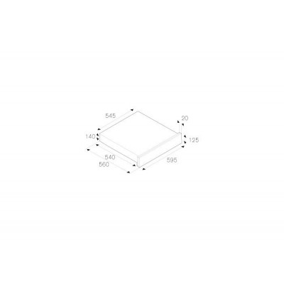 Bertazzoni wd60hera cassetto scaldavivande 60 x 12 cm avorio