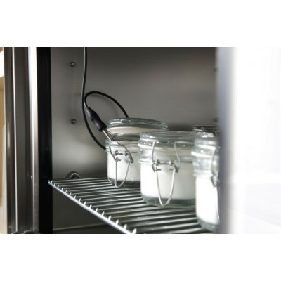 Coldline w30pro Life Abbattitore di temperatura da appoggio 60 cm h 42 vetro nero - inox