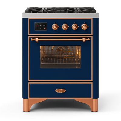 Ilve m07dne3/mb cucina da appoggio gas Majestic 70 cm blu