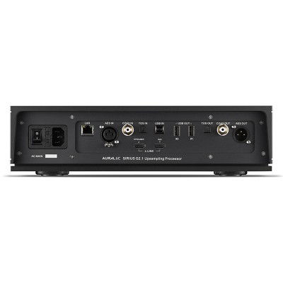 Procesador de muestreo ascendente de referencia Auralic Sirius G2.1 negro