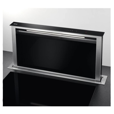 Aeg dde5960b Sere 8000 cappa downdraft da piano 90 cm nero