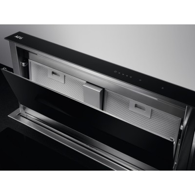 Aeg dde5960b Sere 8000 cappa downdraft da piano 90 cm nero