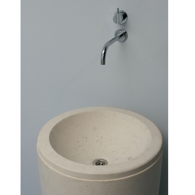 Rapsel Bouro lavabo da terra free-standing 40 cm pietra portoghese