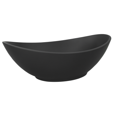 Rapsel Lavasca vasca da bagno 200 cm resina titanica nero opaco
