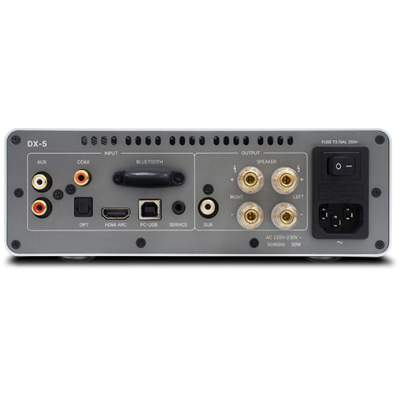 Rotel dx-5 amplificatore integrato stereo silver