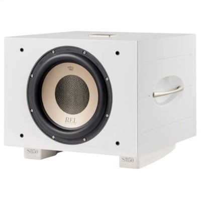 REL Acoustics S/850 Subwoofer amplificato bianco