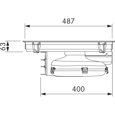 Bora pura2r Pure piano cottura induzione con aspirazione integrata 76 cm nero opaco
