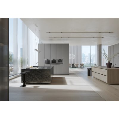 Gaggenau gc261130 macchina caffè automatica 60 cm sterling cerniere dx