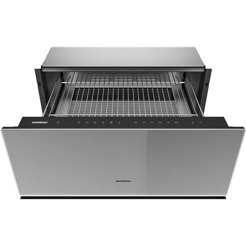 Gaggenau gw252130 cassetto scaldavivande 60 cm h 28 cm sterling