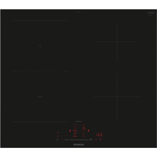 Siemens ed677hsc1e iQ500 piano cottura a induzione 60 cm nero SL
