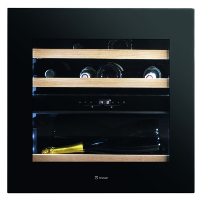 Irinox hv60235d001 vinoteca 60 cantina vini da incasso h 60 cm vetro nero